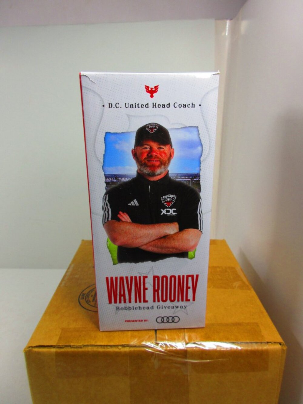 NEW Wayne Rooney Bobblehead D.C. UNITED Match Exclusive - 2023 MLS Soccer Coach